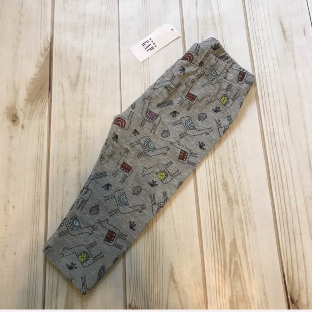 NWT Baby GAP Llama Leggings